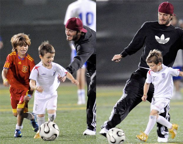 David Beckham: "Surowo wychowuję synów"