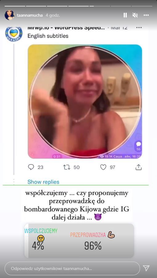 Anna Mucha kpi z rosyjskiej influencerki
