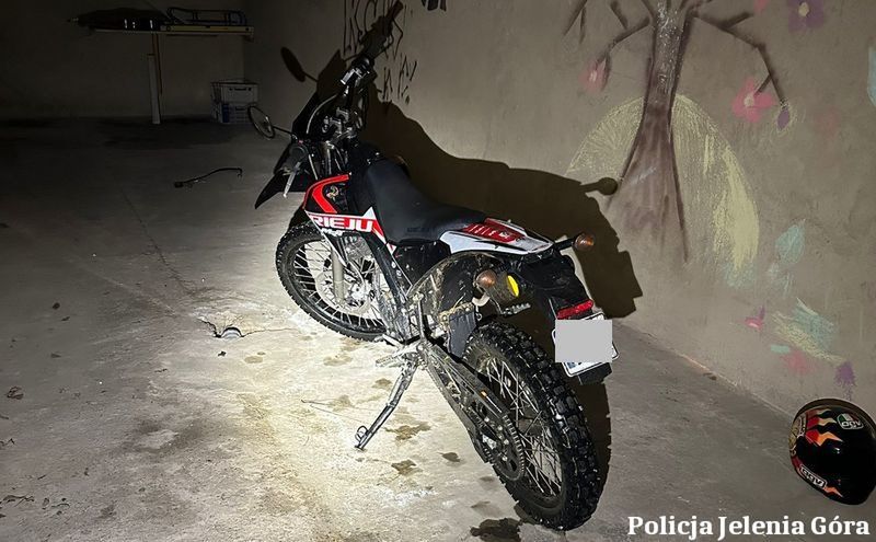 Jelenia Góra: Policja odzyskała skradziony motorower