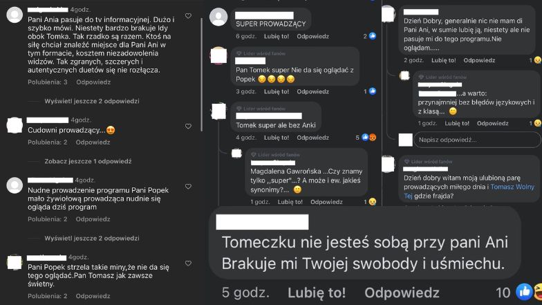 Anna Popek w "Pytaniu na śniadanie" - widzowie są podzieleni