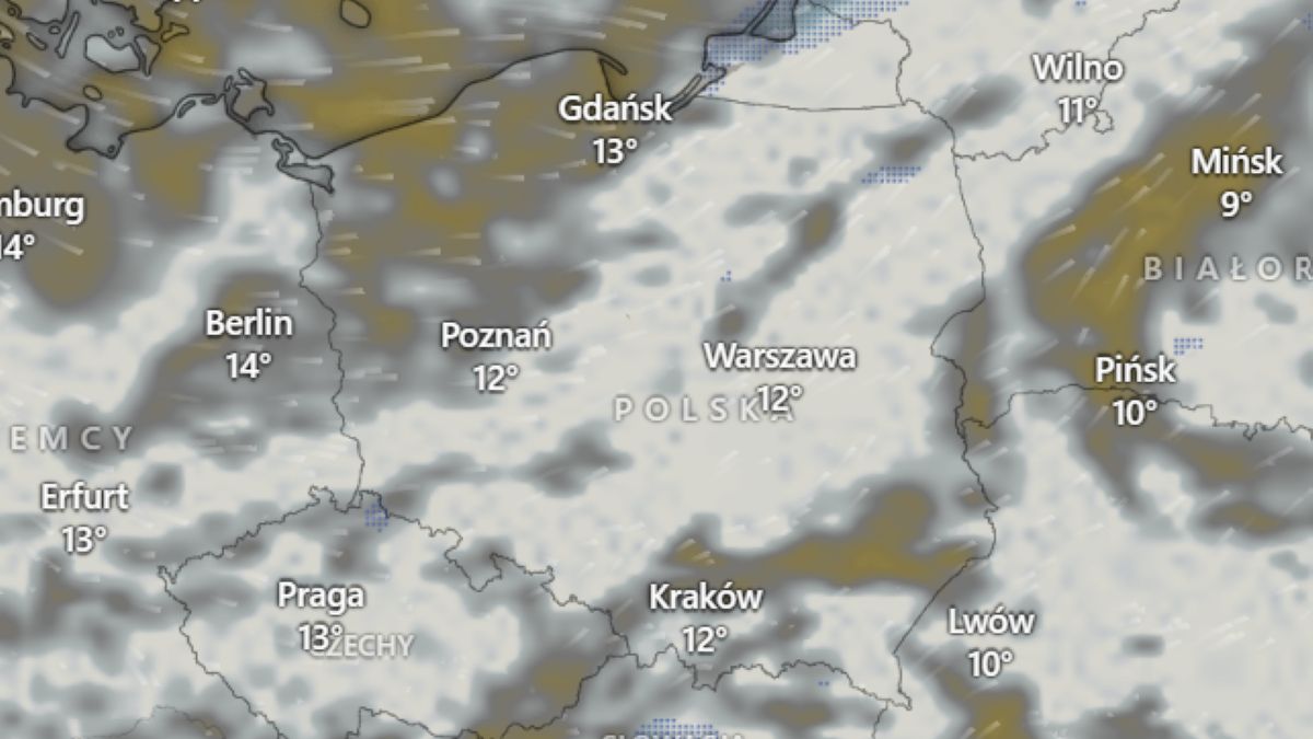Prognoza IMGW na 16 i 17 października. Cała Polska pod chmurami