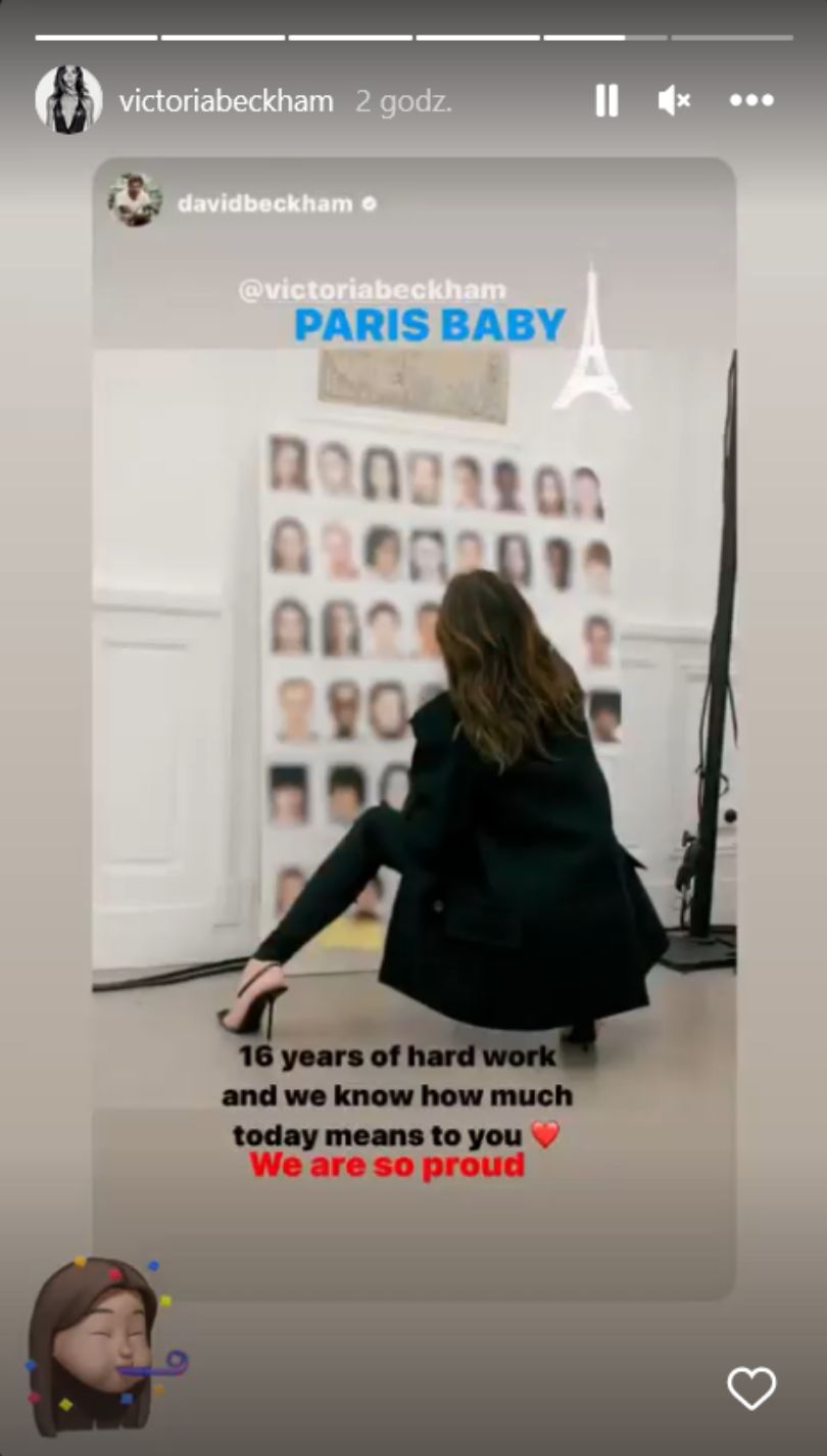 Victoria Beckham ekscytuje się debiutem na paryskim Fashion Weeku