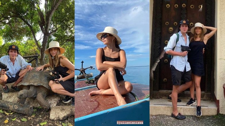 Julia Wieniawa i Nikodem Rozbicki na wakacjach