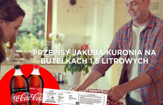 Przepisy Jakuba Kuronia w promocji Coca-Coli (wideo)