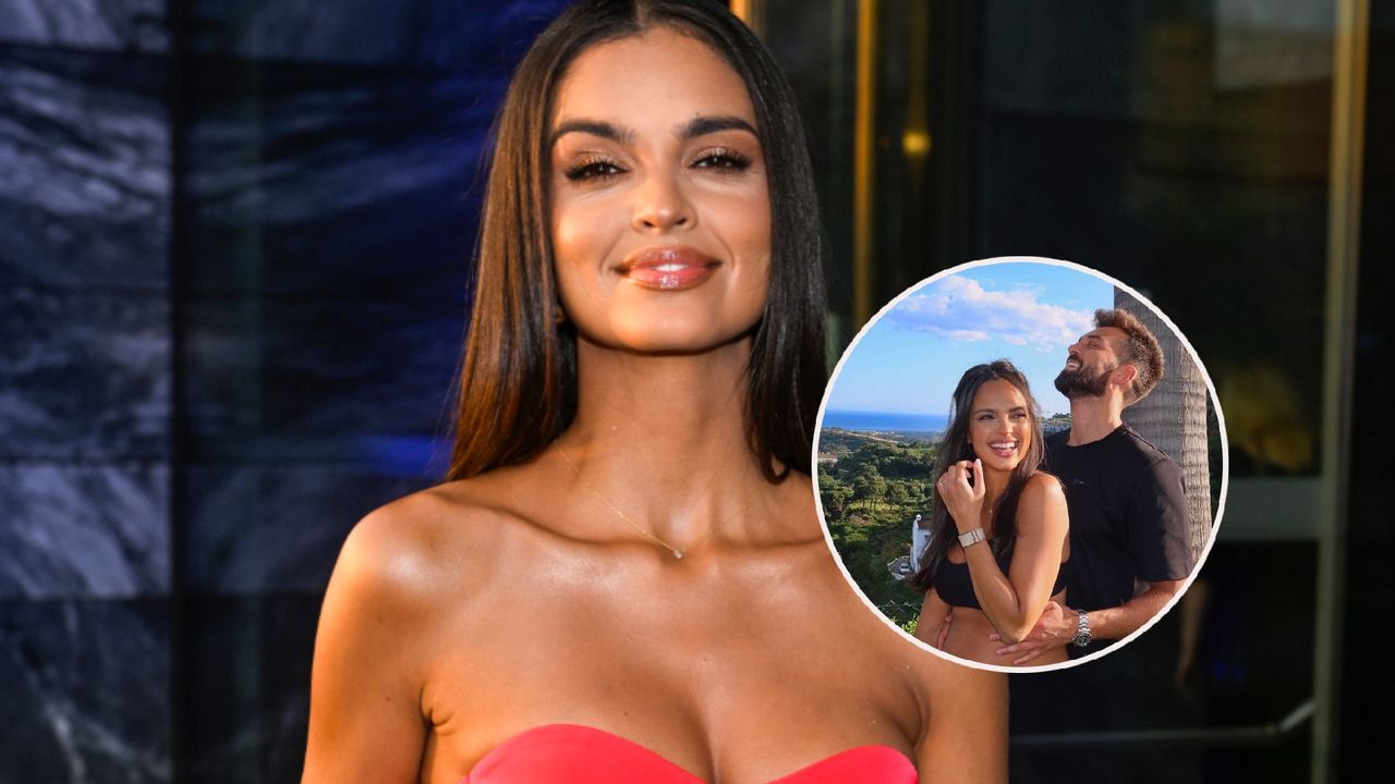 Klaudia El Dursi chwali się ciążowym brzuszkiem w bikini. W tle cała reszta rodziny