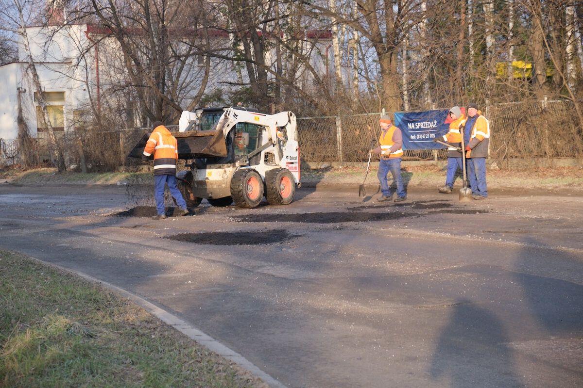 Dziury na ul. Chemicznej w Lublinie