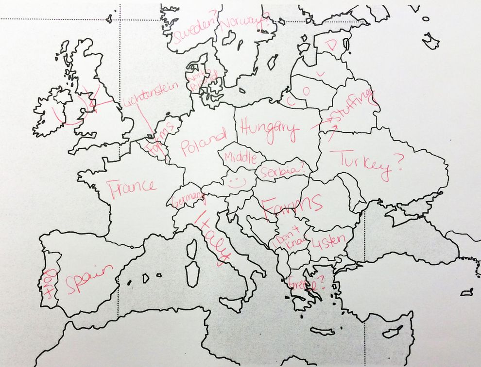 Gdzie leży Polska? Amerykanie wskazują kraje w Europie 29