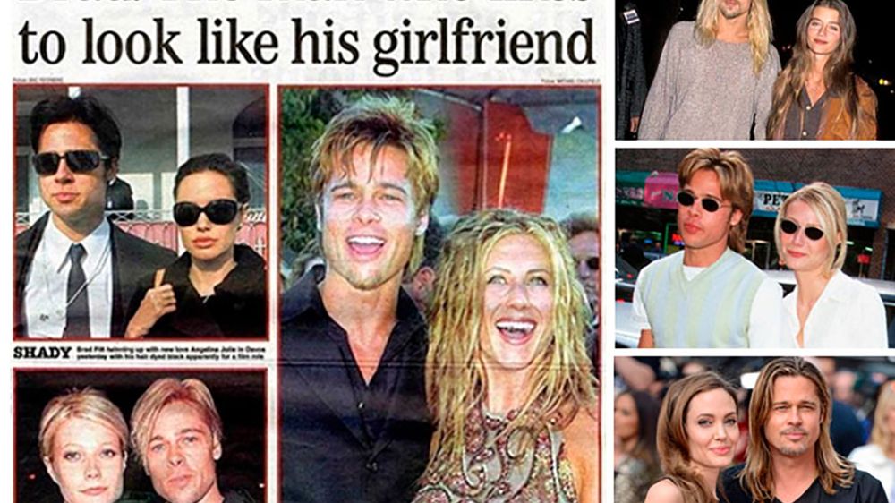 Zdjęcia, które pokazują, że Brad Pitt wybiera partnerki podobne do siebie 1