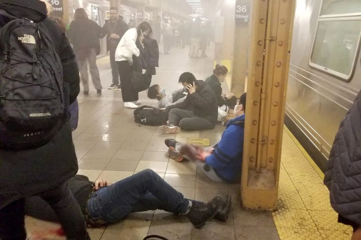 Atak w metrze w Nowym Jorku