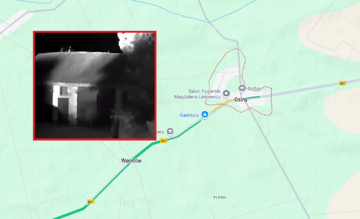 Eksplozja w Osinach. Nieoficjalnie: "To dron typu Shahed"