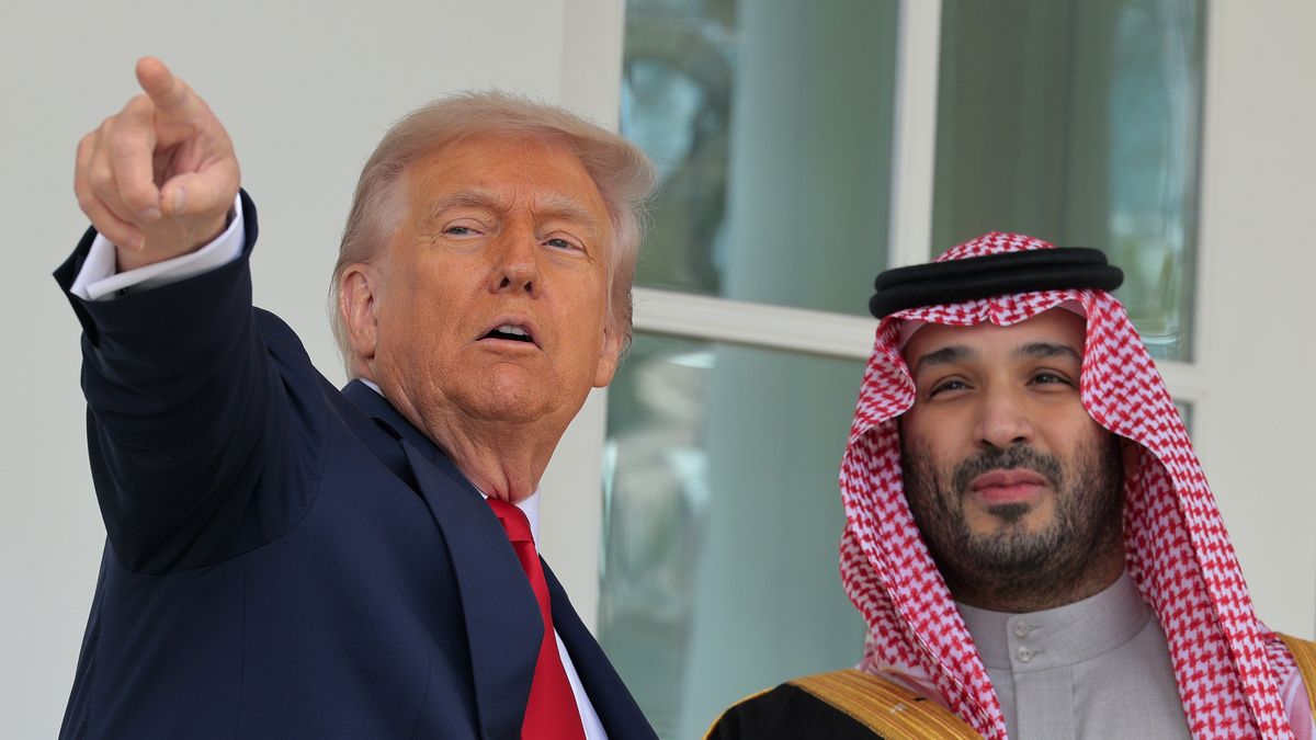 Donald Trump i książe koronny Muhammad ibn Salman