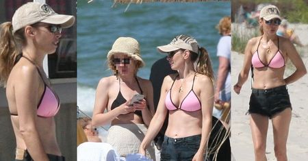 Agnieszka Dygant z koleżankami smaży się na plaży (ZDJĘCIA)