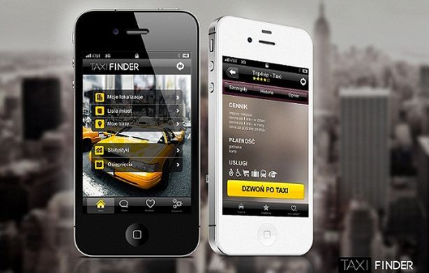 Aplikacja Taxi Finder dostępna w AppStore
