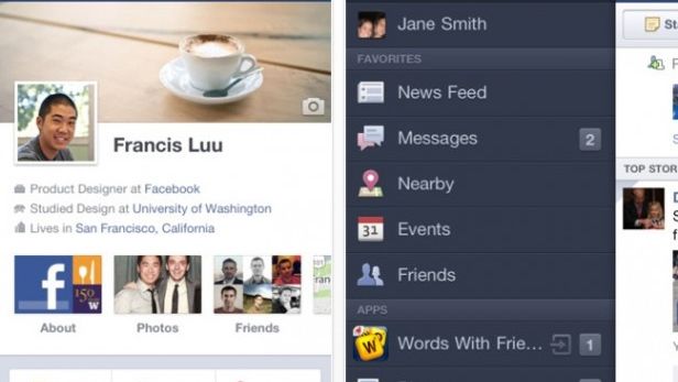 Timeline także w Facebooku dla iOS 1
