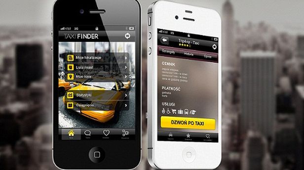 Aplikacja Taxi Finder dostępna w AppStore 1