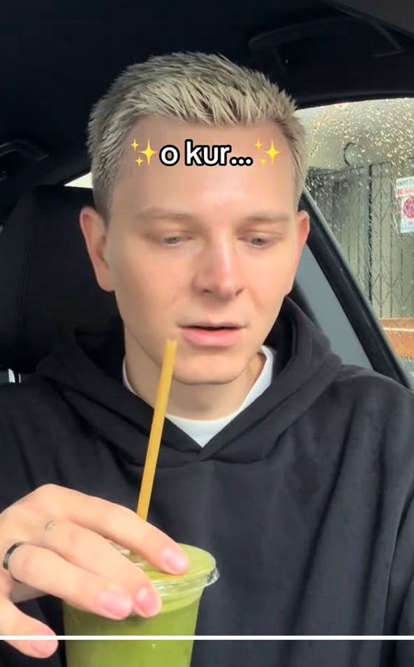 Dominik Rupiński skosztował matchy Sandry Kubickiej
