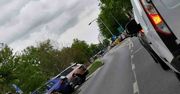 Zielona Góra: Wypadek. Trzy osoby ranne, droga zablokowana