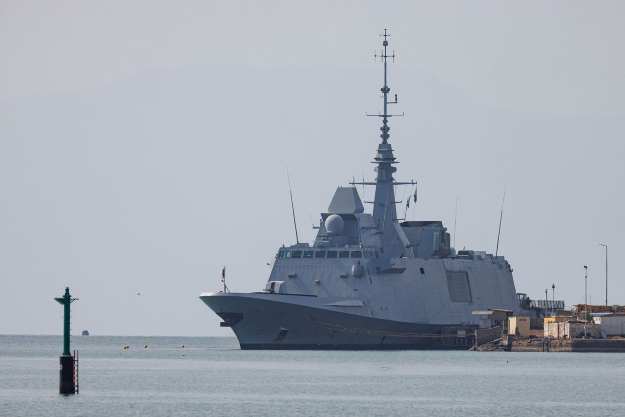 French warship in the Red Sea (illustrative picture)