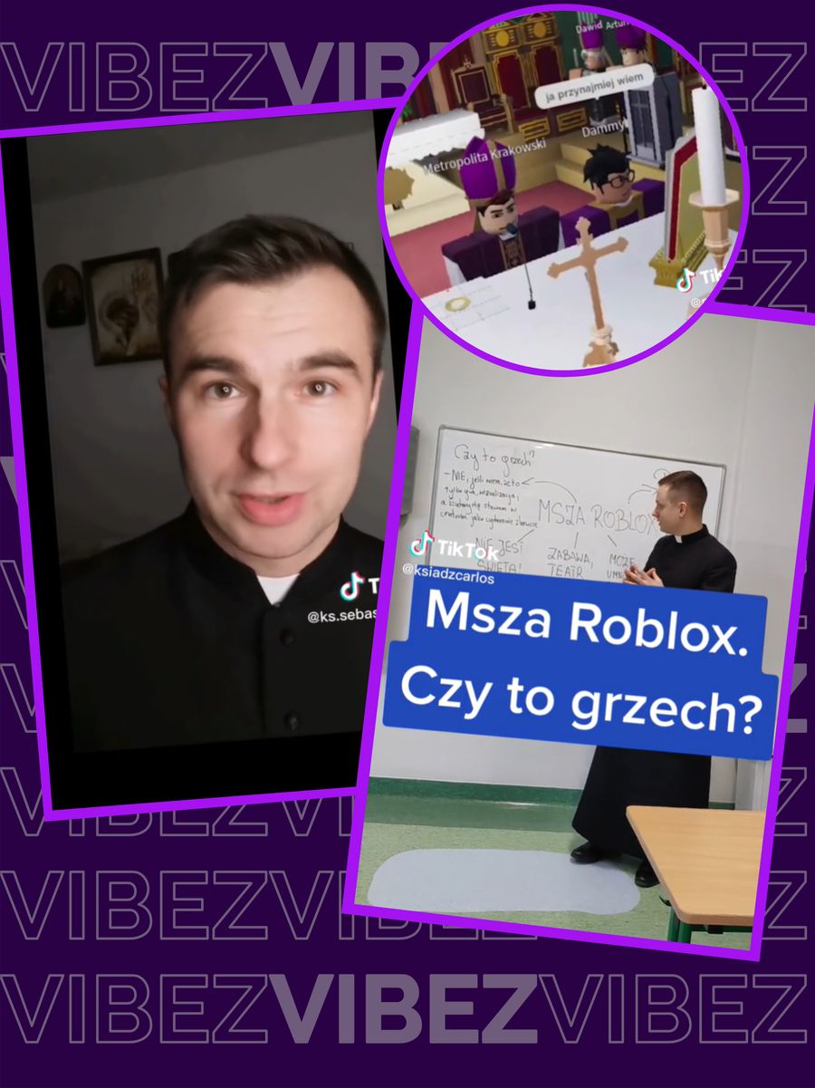 Księża komentują msze święte w grze "Roblox"