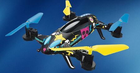 Dron Racemachine 2w1 dotrze wszędzie. Jeśli nie da się dolecieć, dojedzie do celu na kołach