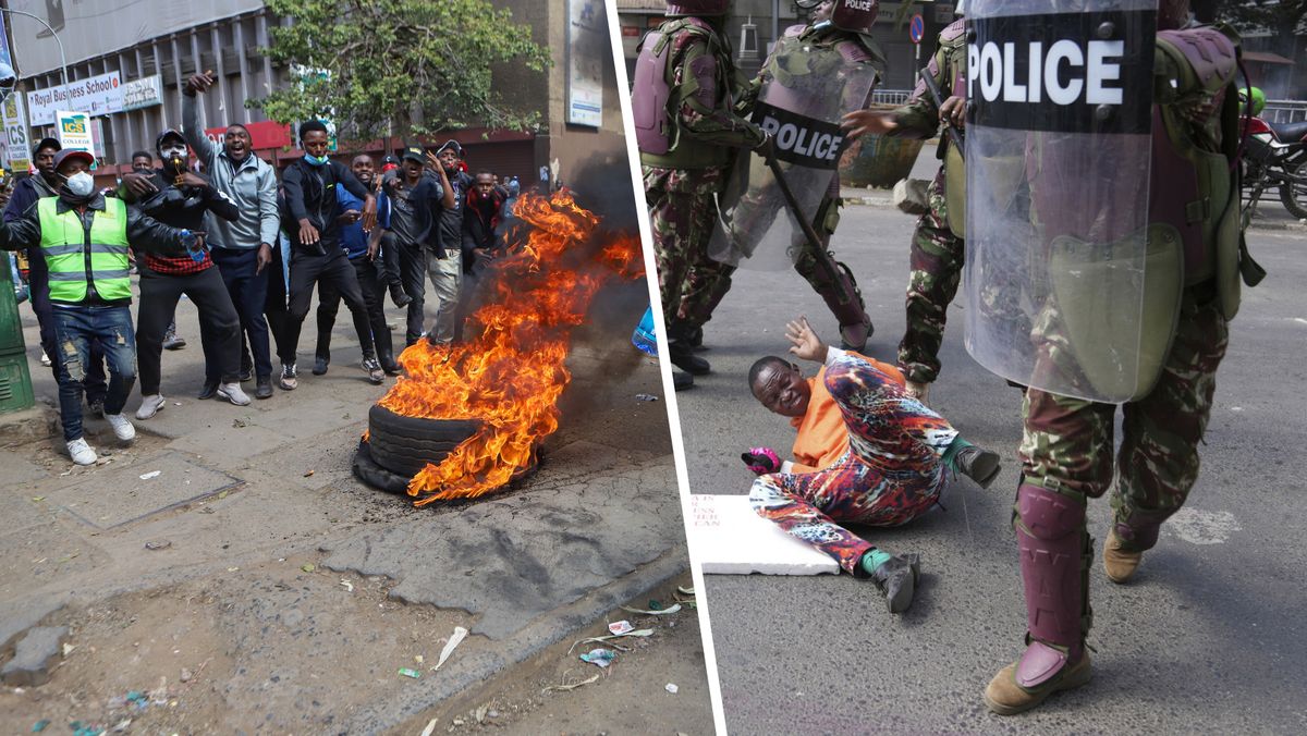 Protesty w Kenii 