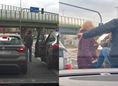Wyszedł z auta i uderzył. Ekspert ostro o policji. "Zły nawyk"