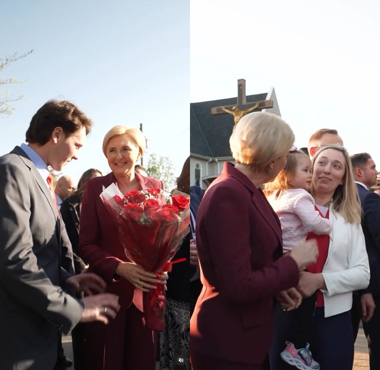 Andrzej i Agata Dudowie na spotkaniu z kanadyjską Polonią w Vancouver