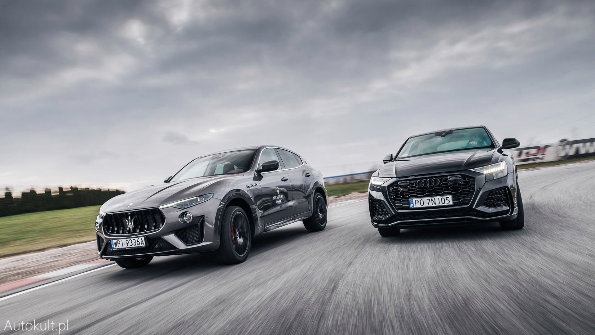 Maserati Levante Trofeo vs Audi RS Q8 (fot. Konrad Skura)