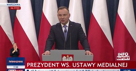 TVP Info o wecie prezydenta ws. "lex TVN". "Zostaje poczucie, że silny może więcej"