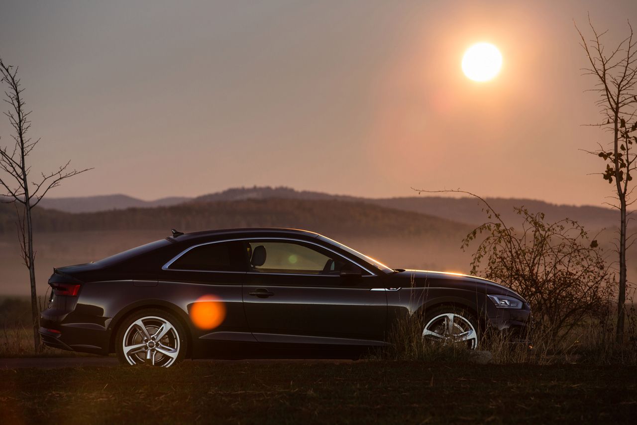 Nowe Audi A5 Coupé w polskich górach