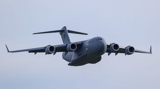 Intrygujący lot. Wojskowy Boeing C-17 odbył kurs z USA do Moskwy