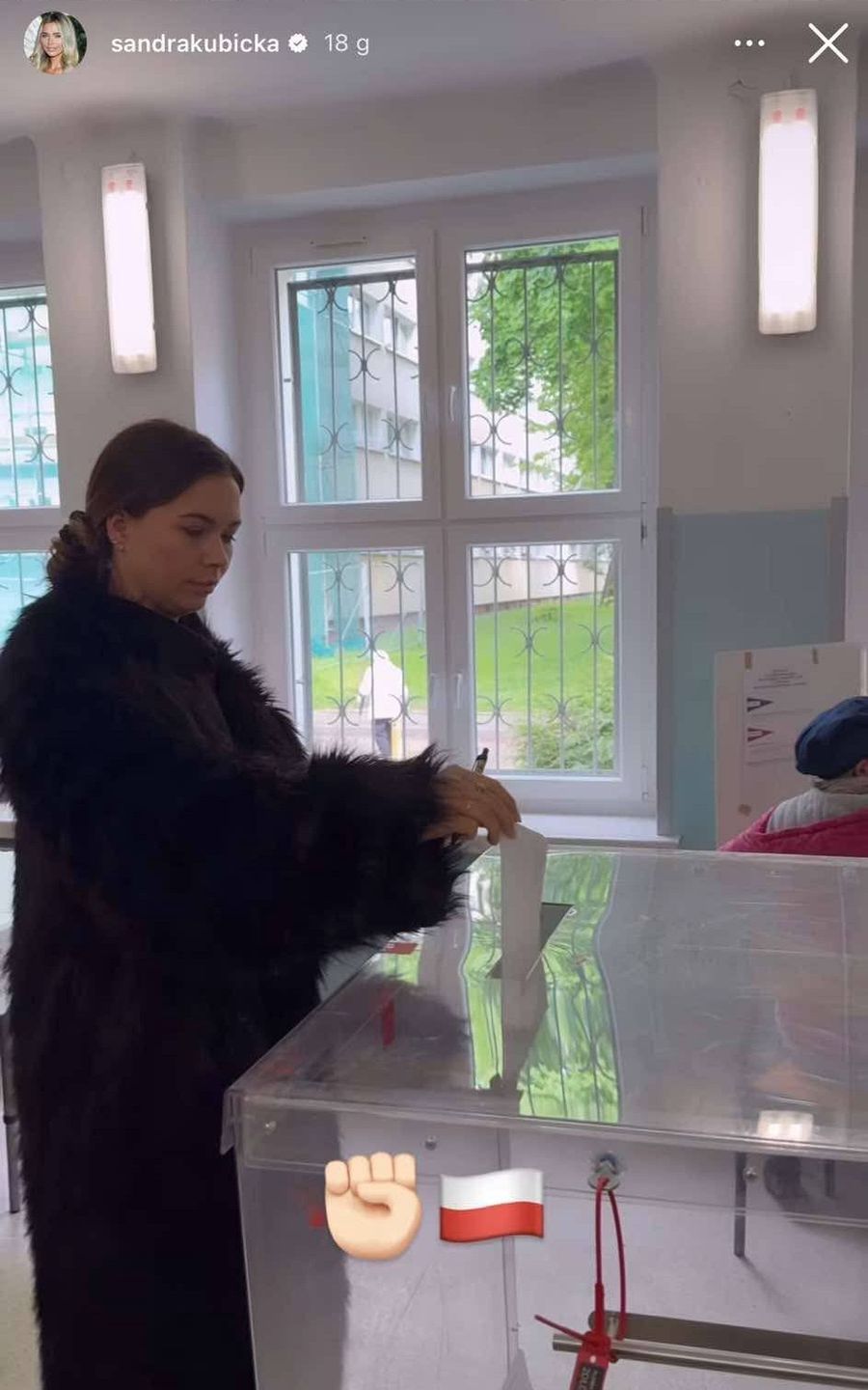 Sandra Kubicka i Baron pomaszerowali razem na wybory 
