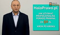 Grzegorz Halama w reklamie serwisu HaloPrawo.pl