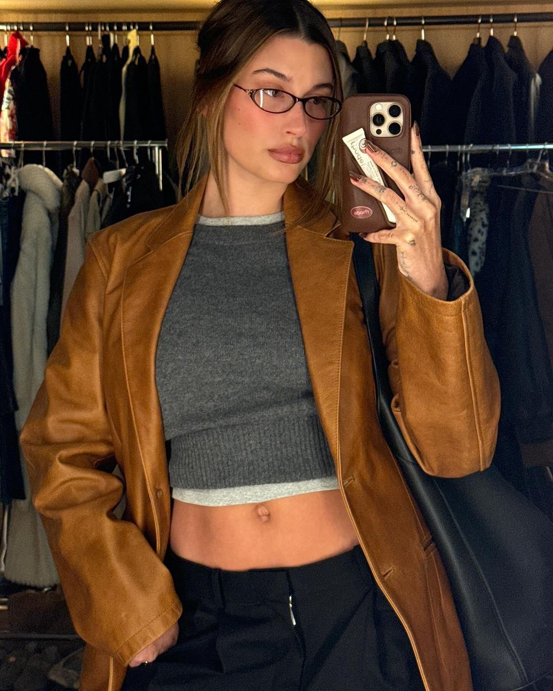 Hailey Bieber showed her stomach after giving birth