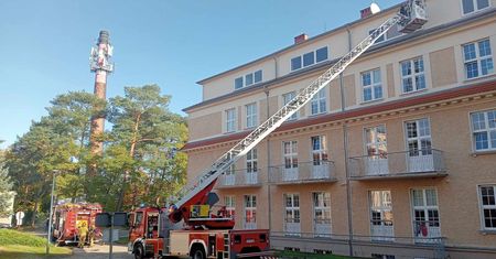 Ćwiczenia ewakuacyjne w chodzieskim szpitalu