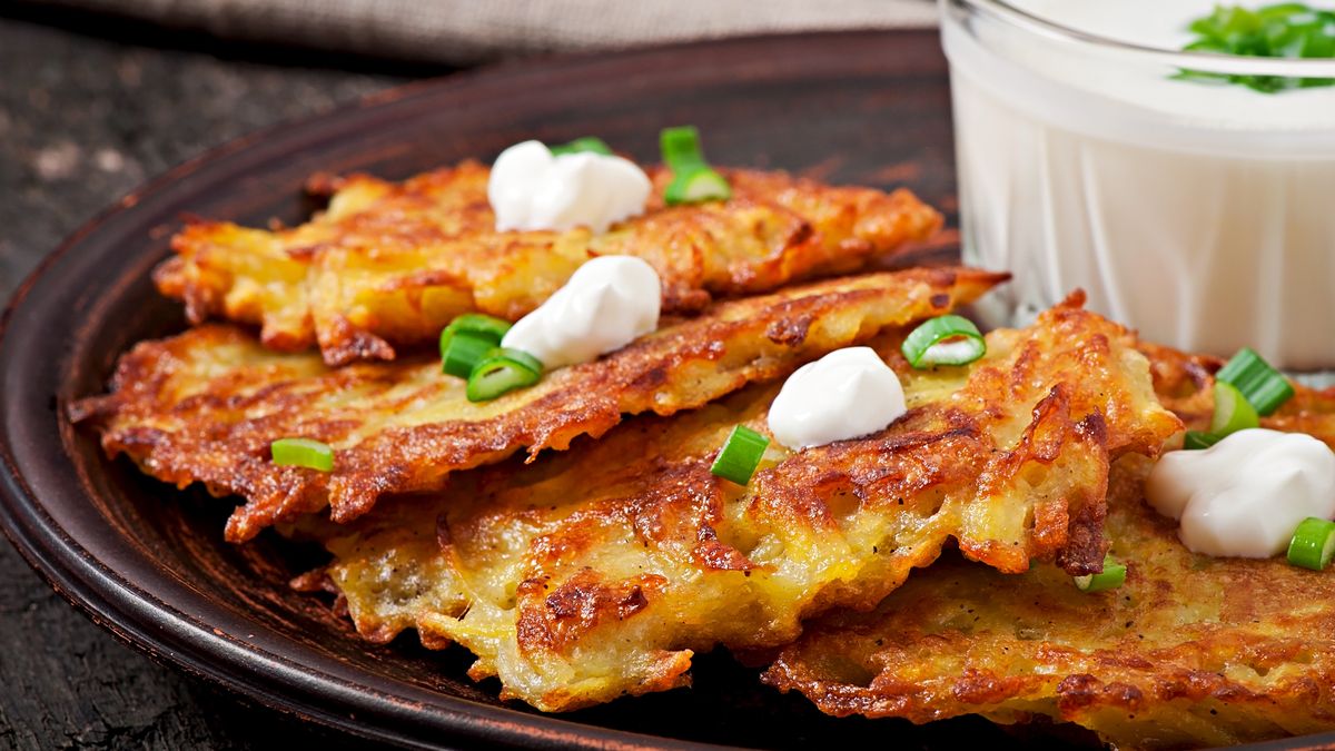 Chrupiące placki ziemniaczane