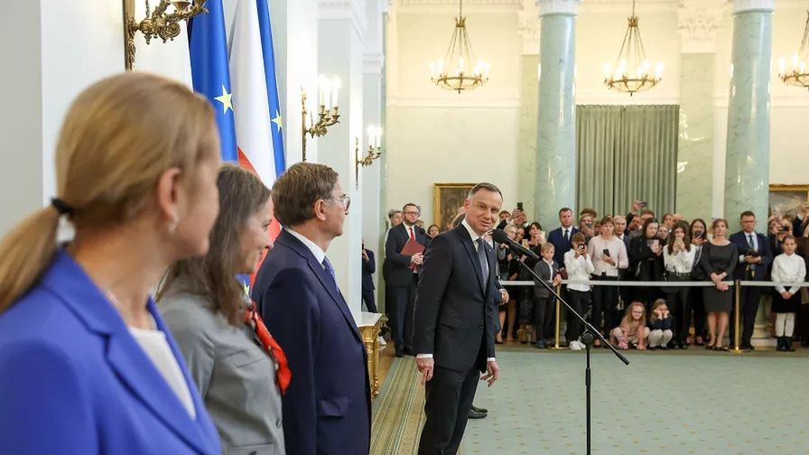 Prezydent Andrzej Duda wręczył nominacje sędziowskie