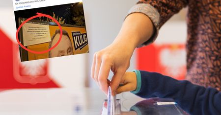 Wybory samorządowe w Krakowie. Nie krępował się, napisał to na plakacie