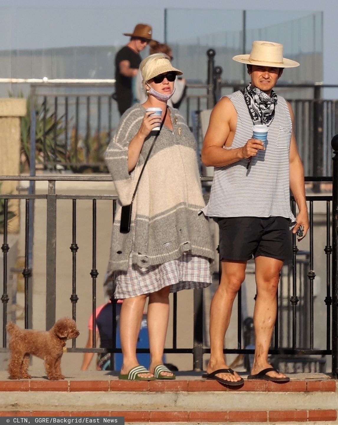 Katy Perry i Orlando Bloom na plaży