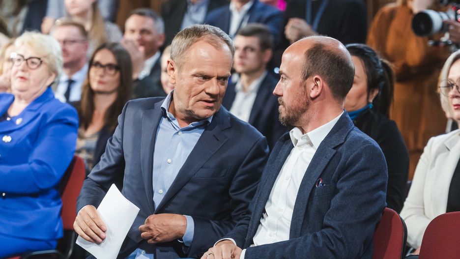 Posiedzenie Klubu Parlamentarnego Koalicja Obywatelska w Gda?sku
19.05.2023 Gdansk Posiedzenie Klubu Parlamentarnego Koalicja Obywatelska N/z Donald Tusk, Borys Budka   
Fot. Karol Makurat/REPORTER
Karol Makurat/REPORTER