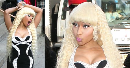 Nicki w wyszczuplającej sukni Versace!