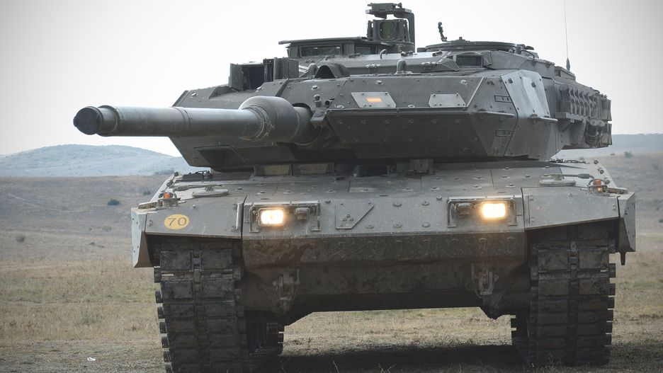 Leopardo 2E podczas ćwiczeń NATO