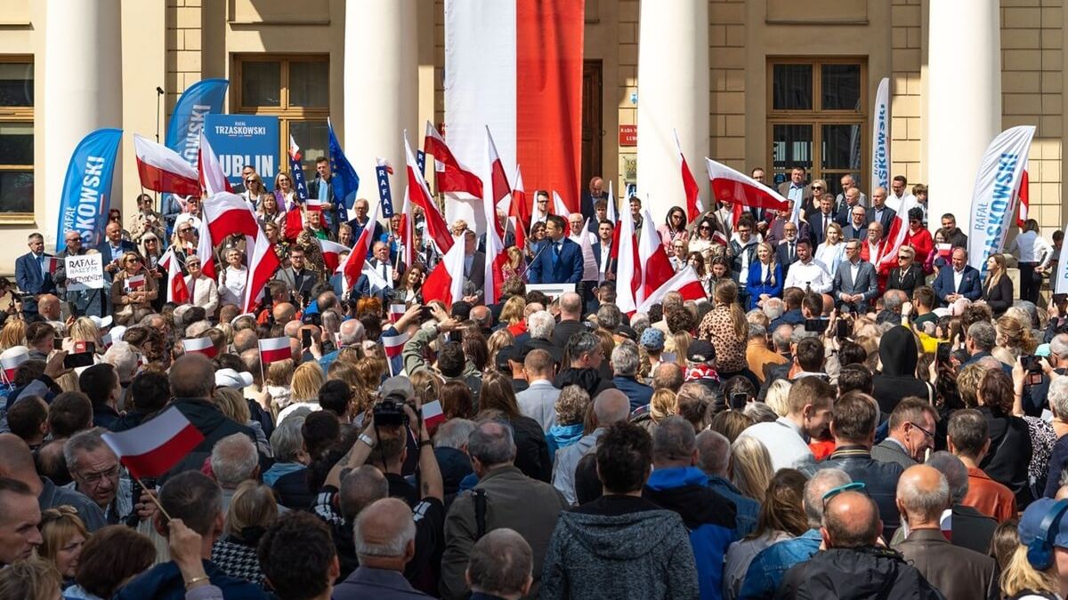 Wiec wyborczy Rafała Trzaskowskiego w Lublinie