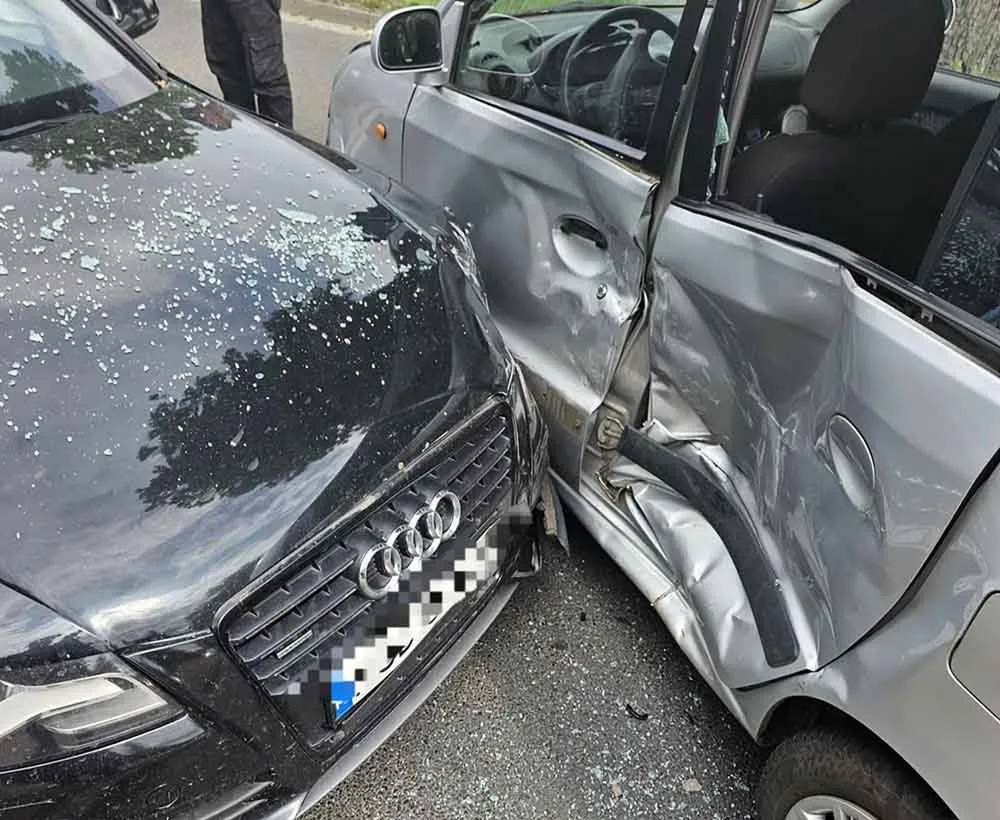 Sprawca zderzenia trzech samochodów