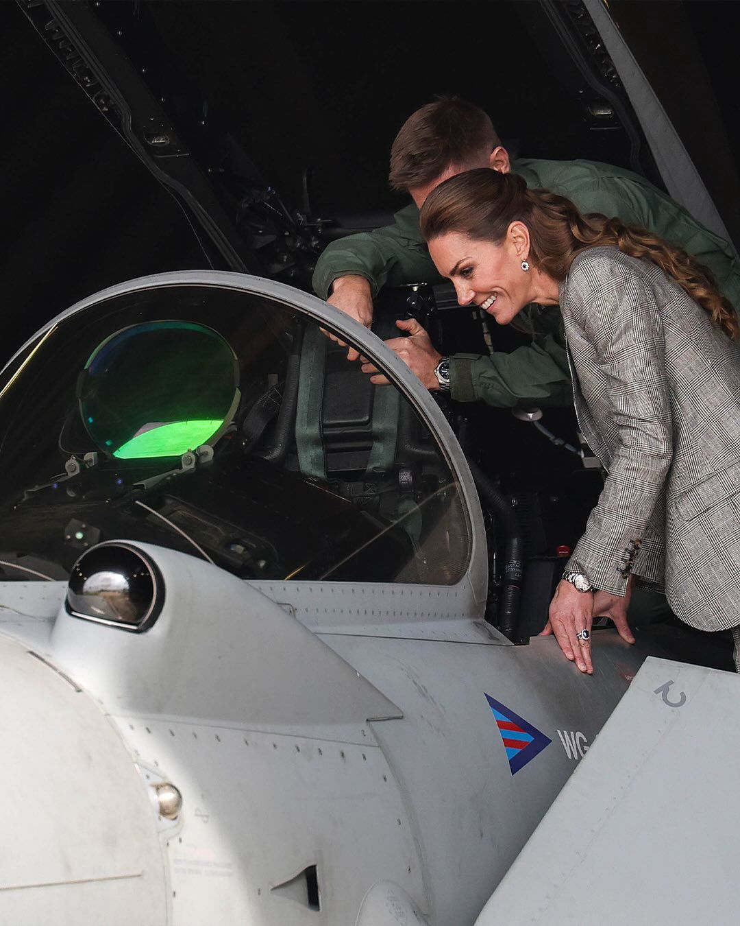Księżna Kate odwiedziła bazę lotnictwa wojskowego 