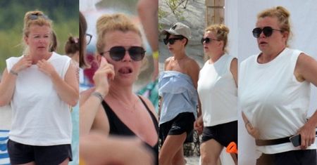 Wakacyjne Daria Widawska i Agnieszka Dygant łapią promienie słońca na plaży w Juracie (ZDJĘCIA)