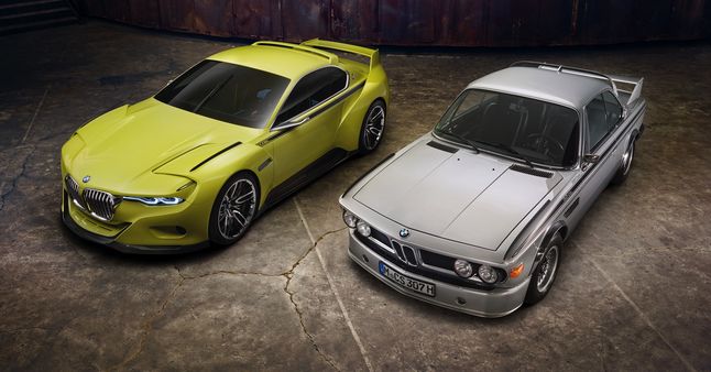 BMW 3.0 CSL (1972) i 3.0 CSL Hommage (2015) (fot. BMW)
