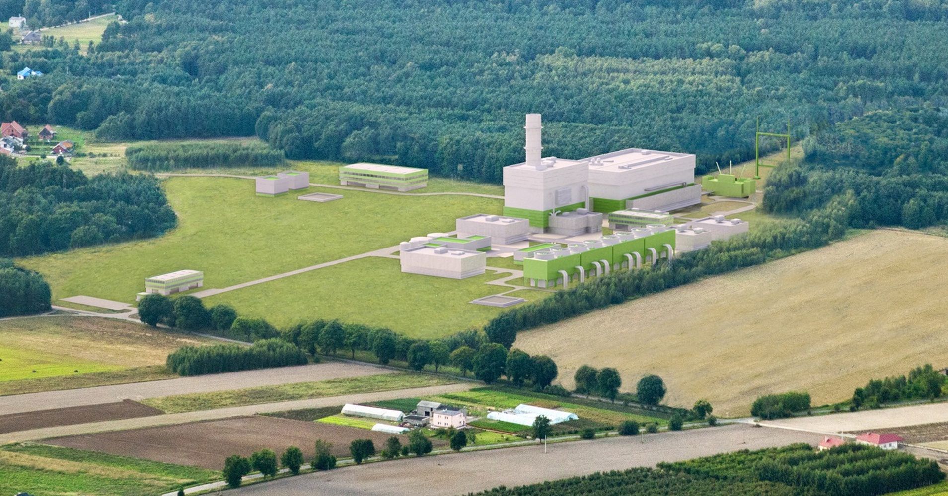 Elektrownia w Grudziądzu, wizualizacja.