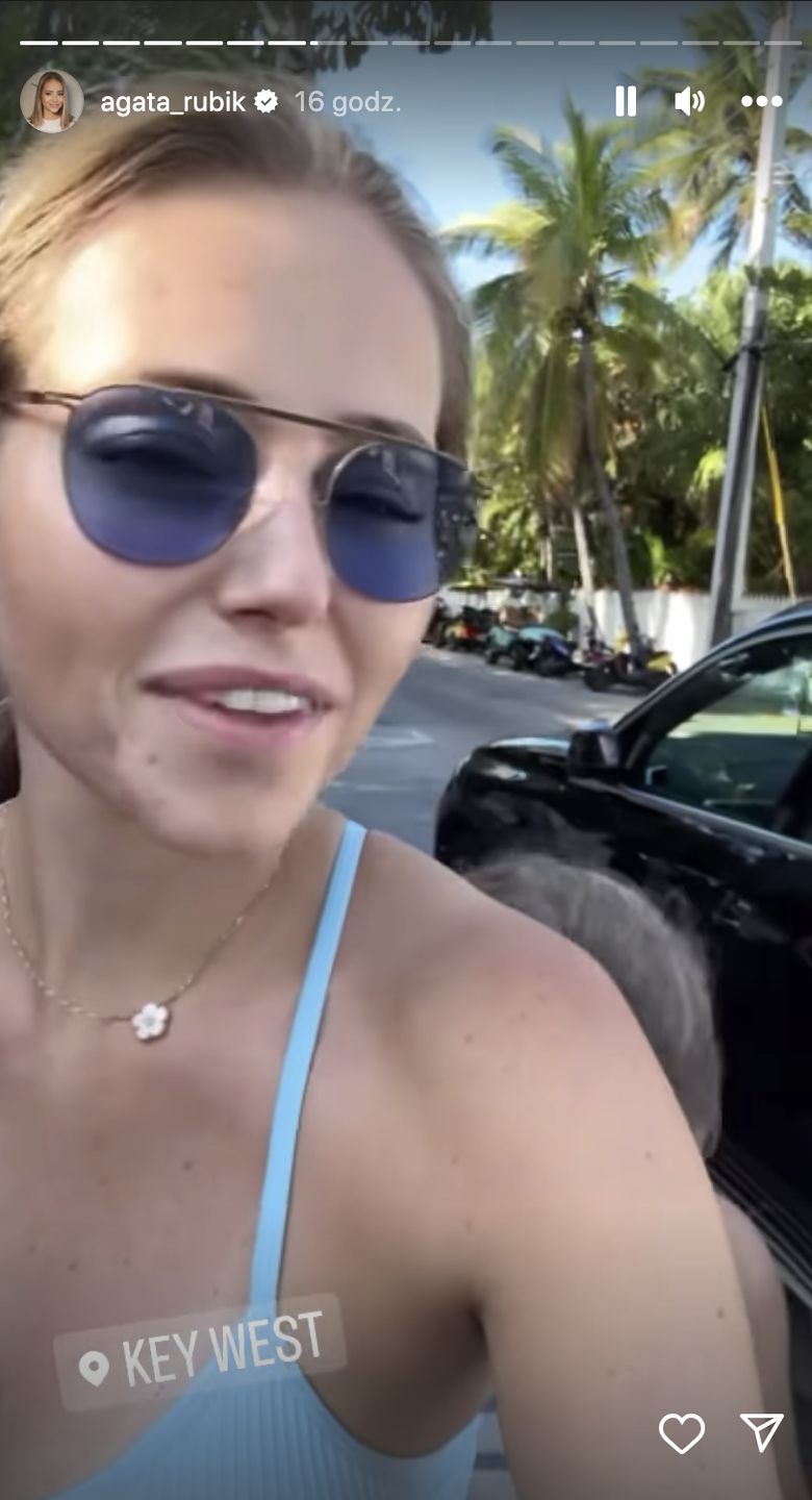 Agata Rubik pobyt w Key West