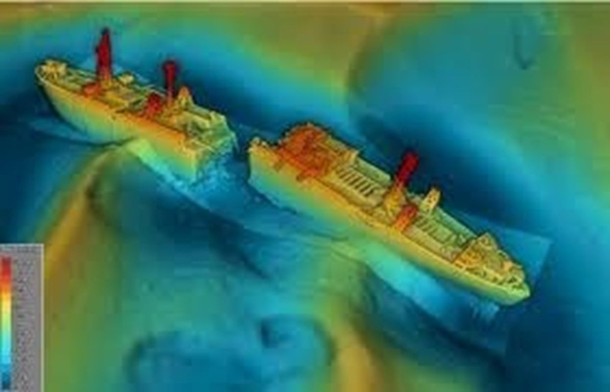 Zatopiony SS Richard Montgomery w ujściu Tamizy